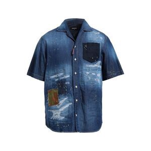Dsquared² Blue Denim Men's Shirt